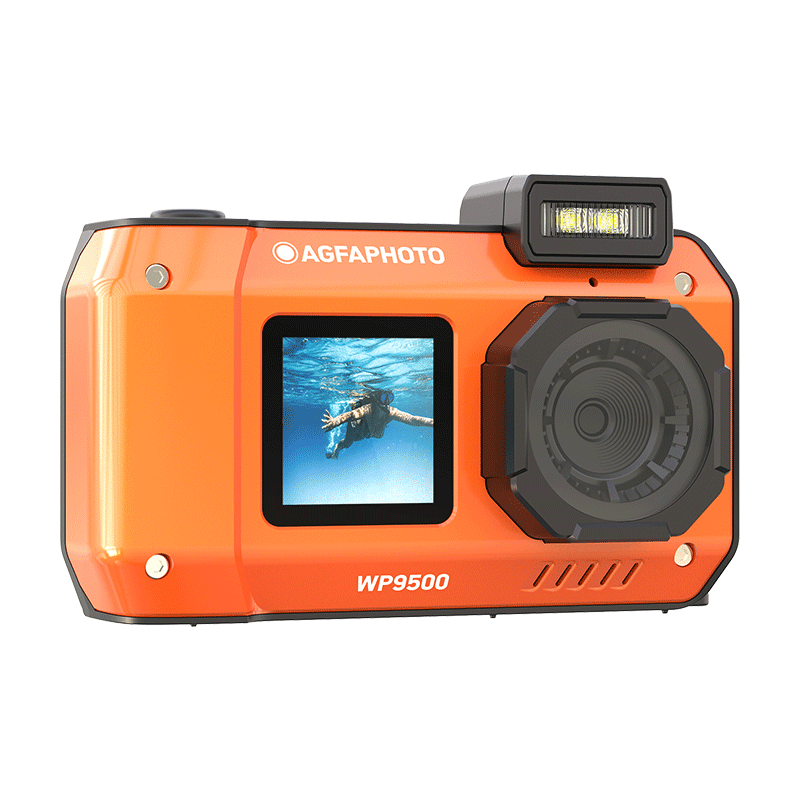 Agfa Realishot 7m Waterproof Camera - Orange |  WP9500